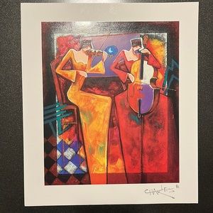 Charles Lee "Duet Night" Park West  Seriolithograph